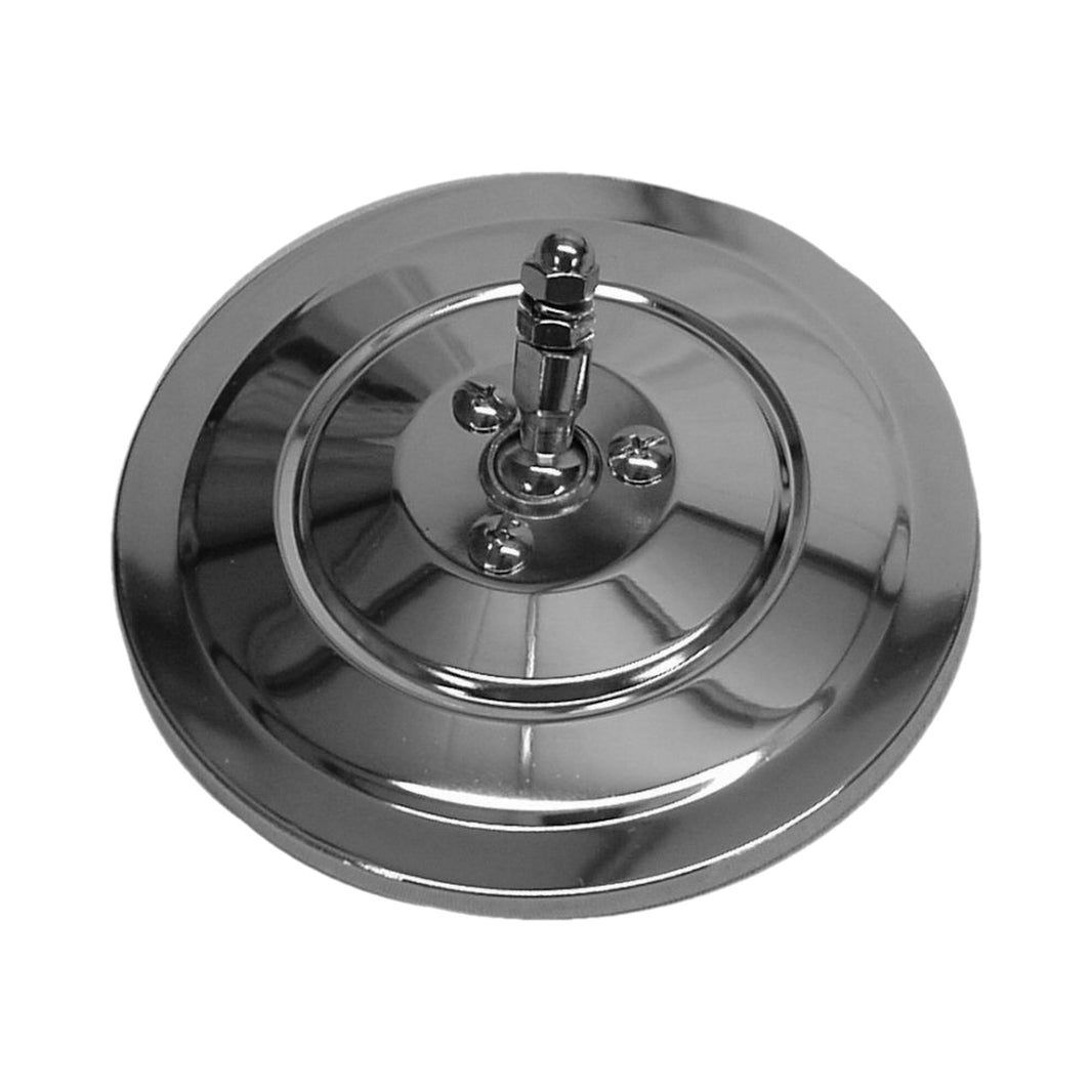47-69 MIRROR HEAD CHROME RIBBED 5" INCH - Brothers Trucks Mirror Head - Round - Ribbed - 5-inch - Chrome
