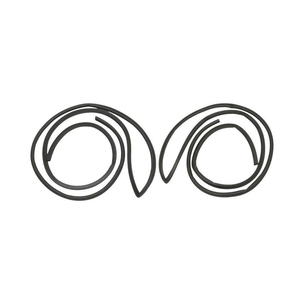 67-72 DR W/STRIP ST ON CAB - Brothers Trucks Door Weatherstrip Set - Pair