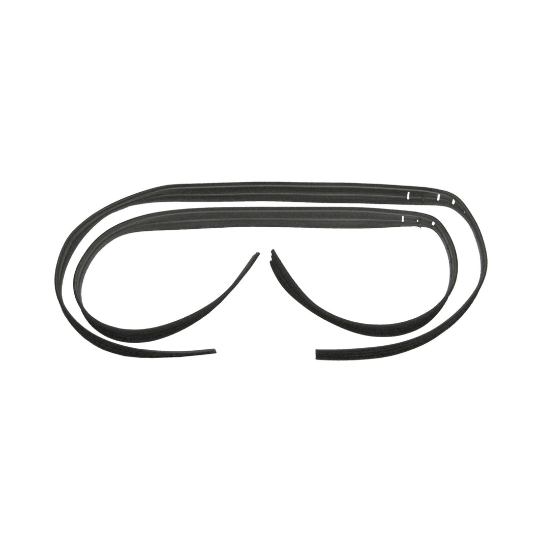 67-72 GLASS RUN CHANNEL ST 2 PCS - Brothers Trucks Door Glass Window Run Channel Set