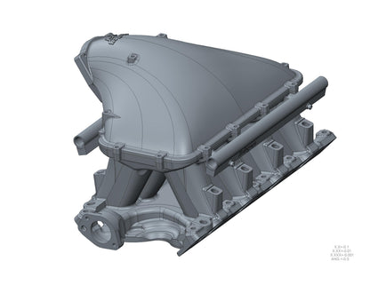 351W Ford Hi-Ram EFI Manifold with Side Mount Top - Photo - out of package
