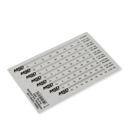 MSD Timing Tape - Harmonic Balancer - 5.25" to 8.00" - Photo - out of package Top