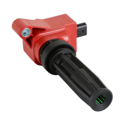 COIL, RED, FORD ECO-BOOST 2.0L L4, SINGLE - Photo - out of package Bottom