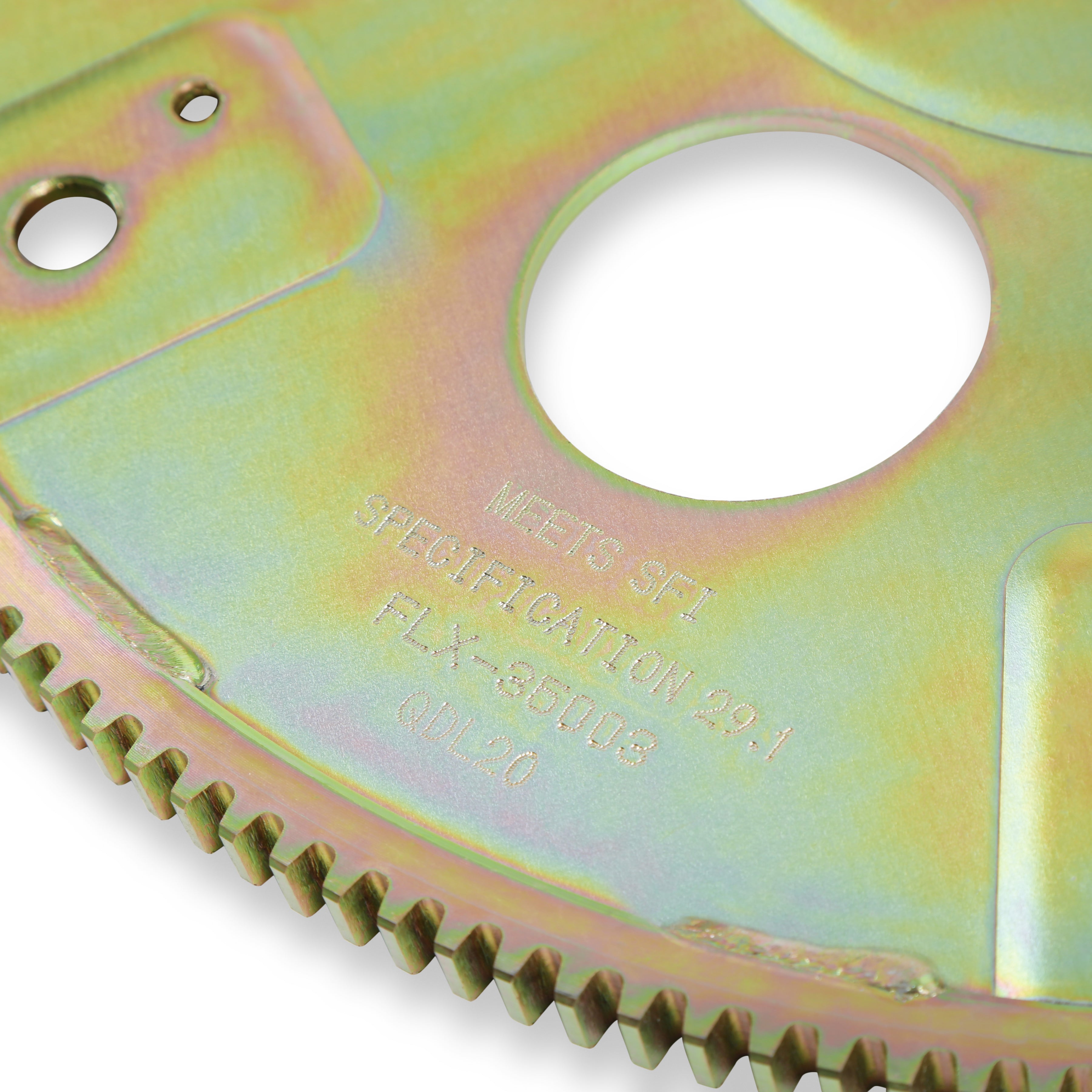 Hays Steel SFI Certified Flexplate - Small Block Chevrolet - Photo - out of package Bottom