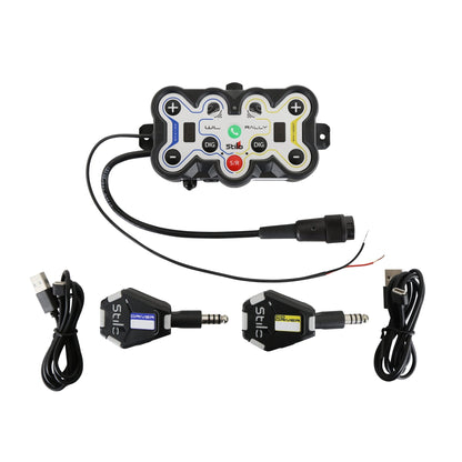 KIT COMPLET AB0520+2 AG0001 - Kit combiné Stilo WL-10 (interphone et 2 clés sans fil)