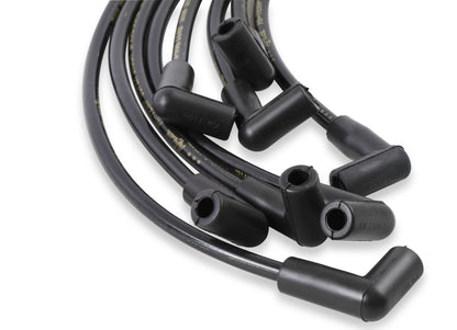 Jeu de câbles de bougies d'allumage - Embouts coudés à 90° - Noirs