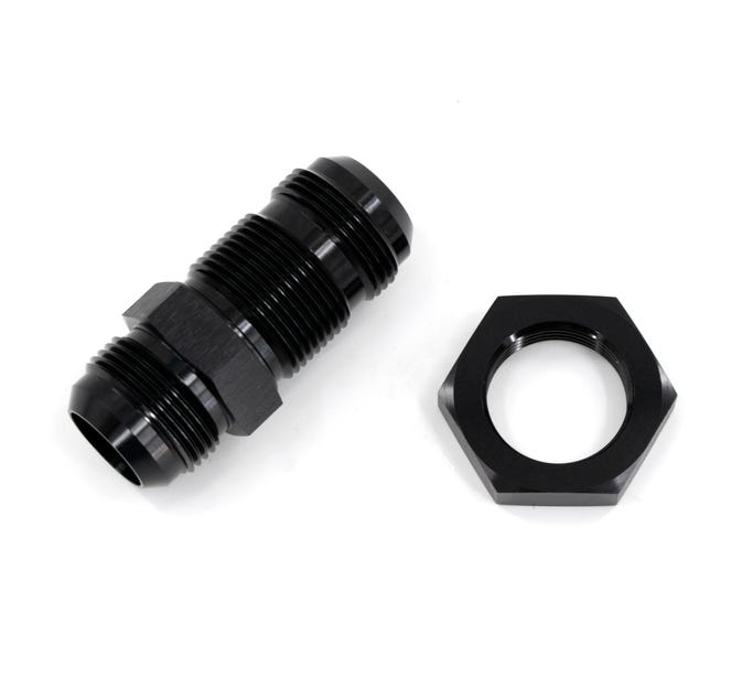 BTR 12AN Straight Bulkhead and Nut