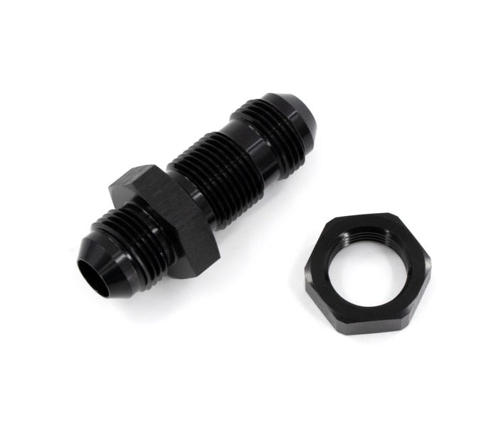 BTR 8AN Straight Bulkhead and Nut