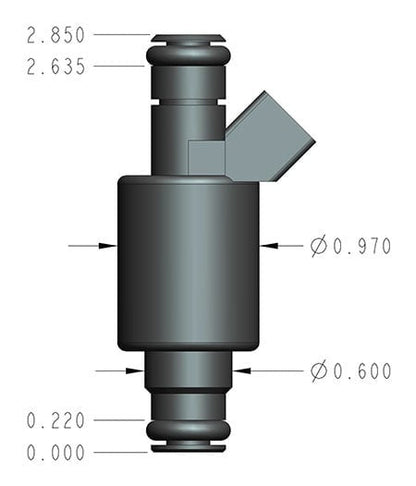 KIT - INJECTEUR DE CARBURANT 24 PPH, UNIQUE - Injecteur de carburant Holley Terminator X - Individuel