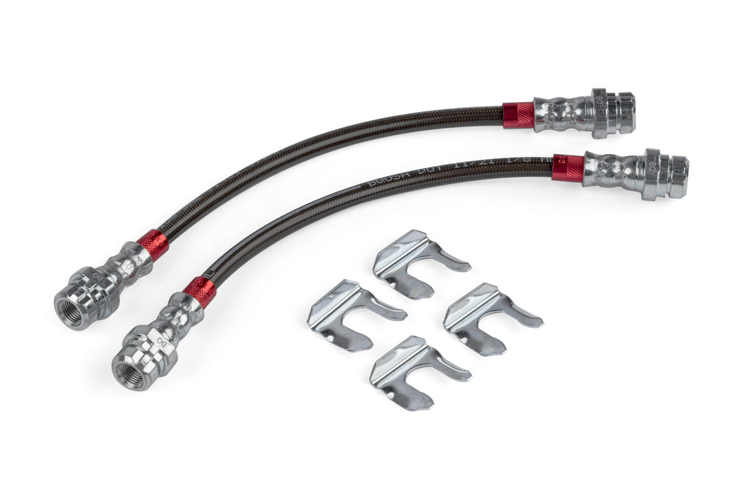 REAR BRAKE HOSE KIT - APR Braided Stainless Steel Brake Lines (Set of 2) - Rear