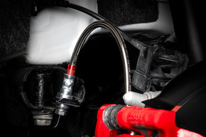 REAR BRAKE HOSE KIT - APR Braided Stainless Steel Brake Lines (Set of 2) - Rear