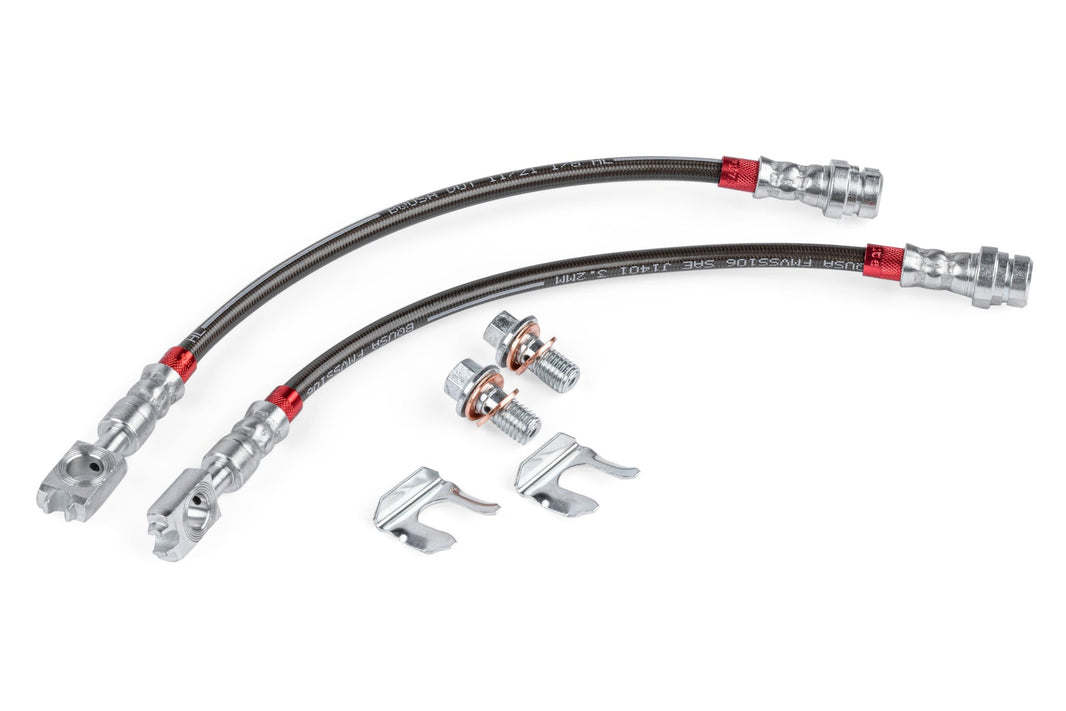 REAR BRAKE HOSE KIT - APR Braided Stainless Steel Brake Lines (Set of 2) - Rear