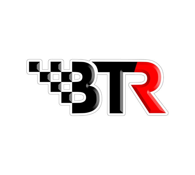 BTR Decal 6" X 2.5" 3D