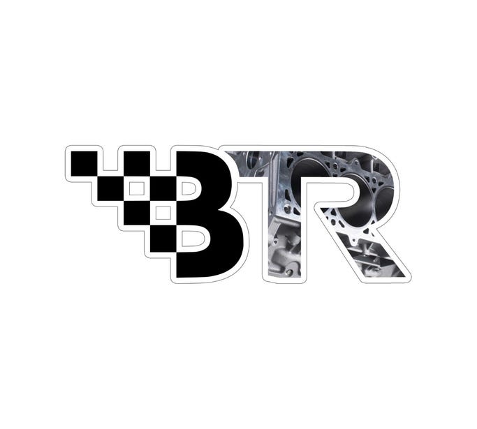 BTR Decal 6" X 2.5" Block