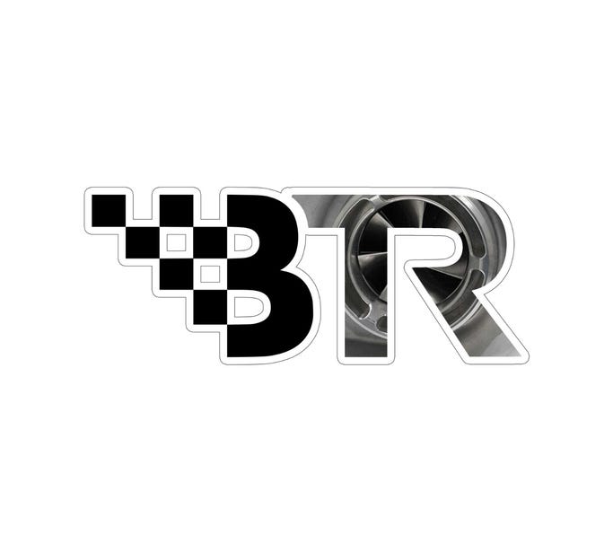 BTR Decal 6" X 2.5" Turbo