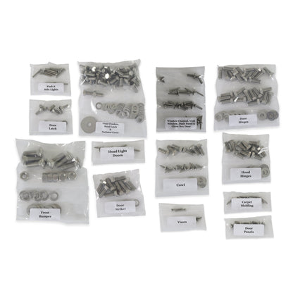 67-72 CHVY CAB BOLT KIT STEEL HEX HEAD - Brothers Trucks Cab Bolt Kit - Stainless Steel Hex Head