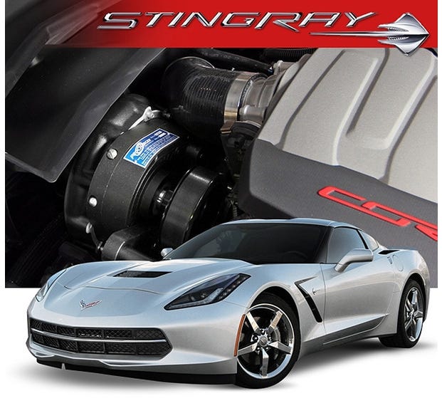 Procharger Supercharger Kit - P1sc Intercooled Tuner Kit - 2014-2019 C7 Corvette - Black