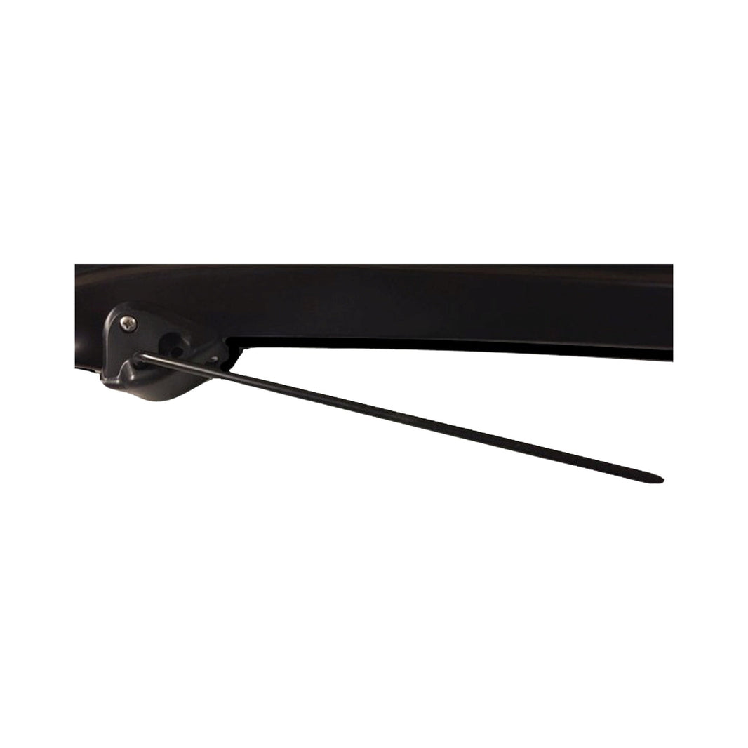 69-72 SUNVISOR ARM w/BRKT LH BLZR - Brothers Trucks Sunvisor Arm w/ Bracket - Black - Left - Each