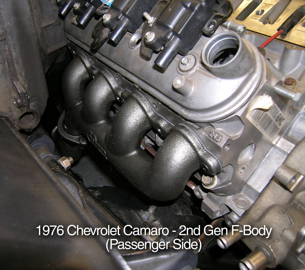 Hooker BlackHeart LS Swap Exhaust Manifolds - Natural Cast Finish