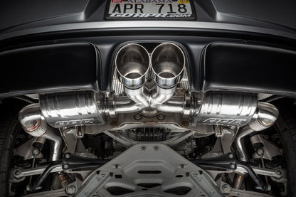 PORSCHE CAYMAN 718 MUFFLER, LEFT - APR Catback Exhaust System Left Muffler - 718 (982) 2.0T/2.5T