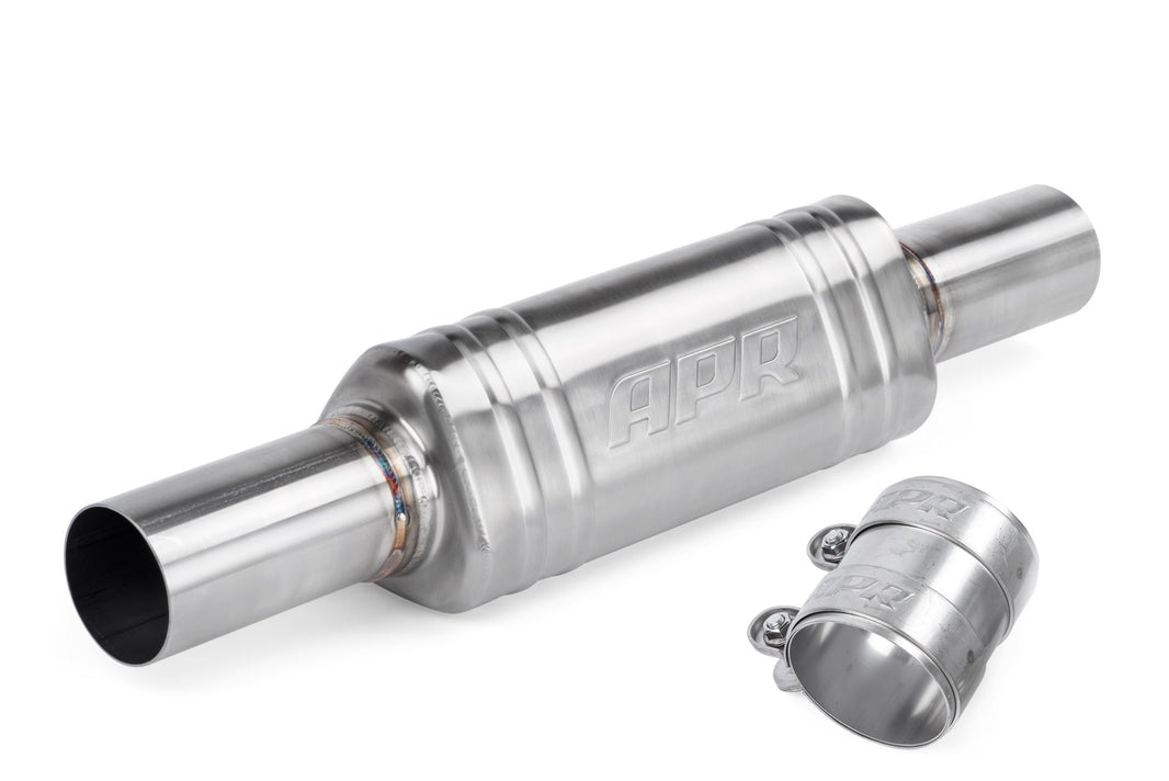 MK6 GTI, RESONATOR KIT - APR Catback Exhaust System Front Muffler - GTI (MK6)