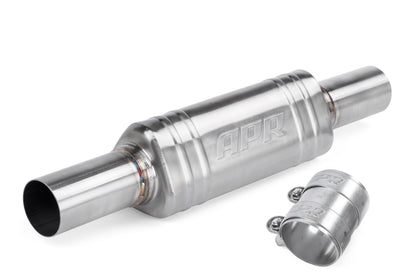 MK6 GTI, RESONATOR KIT - APR Catback Exhaust System Front Muffler - GTI (MK6)