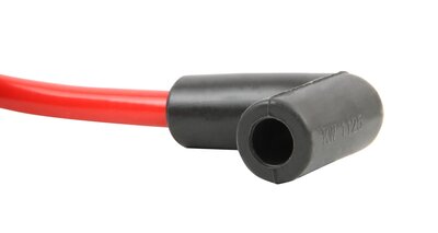 Câble de bougie d'allumage - 8 mm - Super Stock - 500 ohms/pied - Âme spiralée - Sur mesure - Fil rouge - SBC V8 1978-1980 HEI