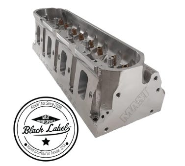 Mast LS7 Black Label Cylinder Heads - 305CC - Stainless Valves - 4.125" Bore