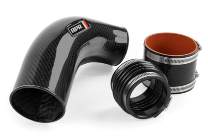INTAKE, B8 S4 BACK TUBE, CF - APR Carbon Fiber Intake - B8 3.0T Throttle Inlet Pipe
