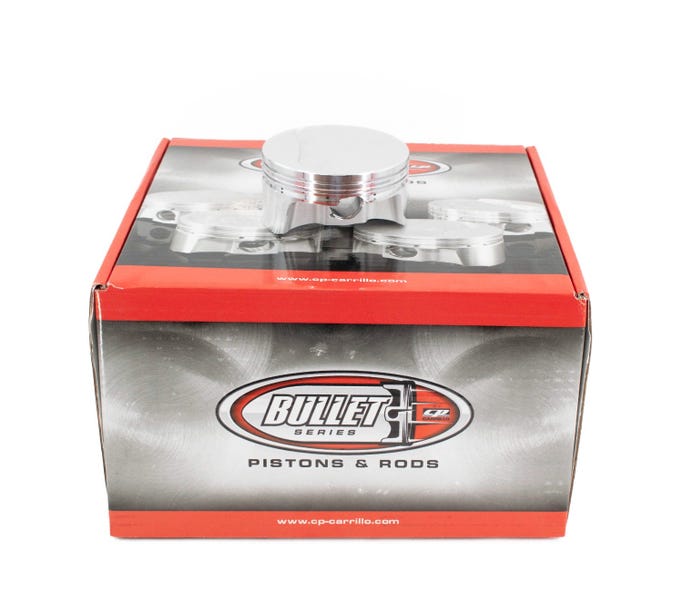 Cp Bullet Series Pistons - 4.075" Bore - 4.000" Stroke - 6.125" Rod - BLS1142-075-8