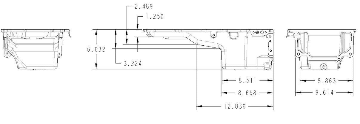 Holley GM LS Swap Oil Pan - 4WD / Truck / Off-Road - Black - Photo - out of package User 1