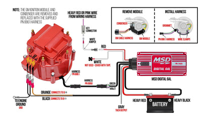 BLK MSD-6AL, Digital Ignition w/rev Cont - MSD Digital 6AL Ignition Control - Black