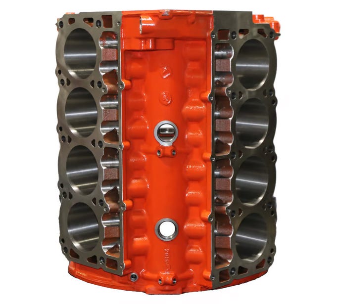 Dart GEN III HEMI VVT Engine Block - 4.090" Bore - 9.285" Deck Height