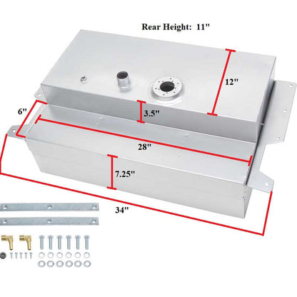 55-59  STEEL GAS-UNDERBED-TOP FILL - Brothers Trucks Steel Gas Tank - Underbed - Top Fill