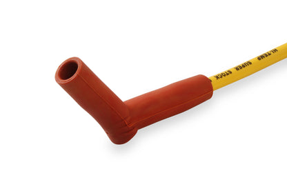 Jeu de câbles d'allumage - 8 mm - Sur mesure avec âme en graphite - Capuchons de style HEI d'origine - Jaune