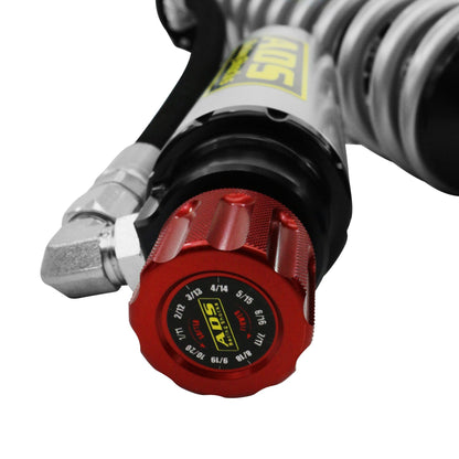 DF 2.5" 200 Frt CO RemClkRes Cadj 90Deg - ADS Direct Fit 2.5" Adjustable Reservoir Race Coilovers - Front