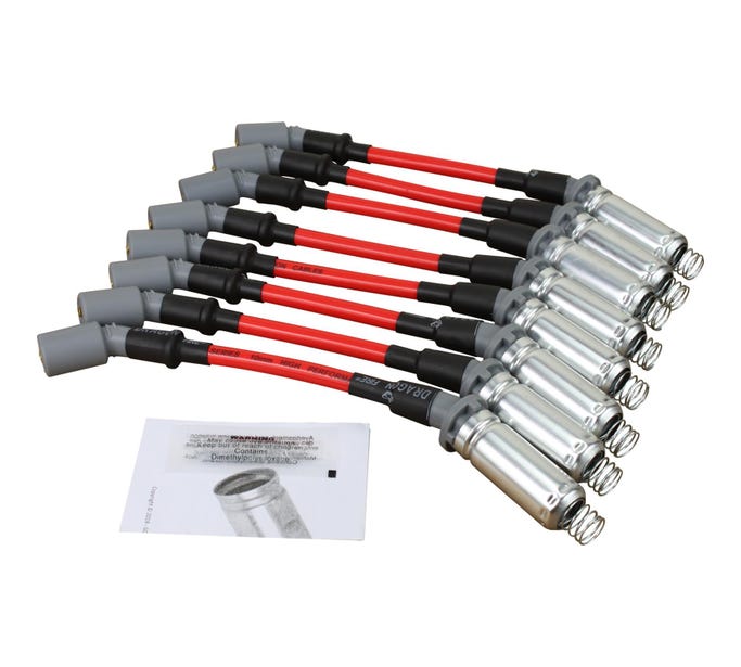 Dragon Fire Spark Plug Wire Set - LS Engine - 10MM Diameter - 10.5" Long