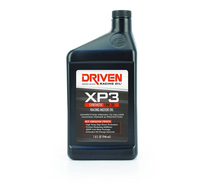 Driven Xp3 10W-30 Synthetic Racing Oil