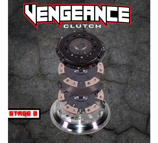 Vengeance Ceramic 6 Puck Twin Disc Clutch Kit - Stage 3 - 09+ Mopar