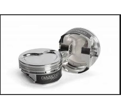 Diamond Piston Set - 4.125" Bore - 4.000" Stroke - 6.125" Rod - 16CC Dish