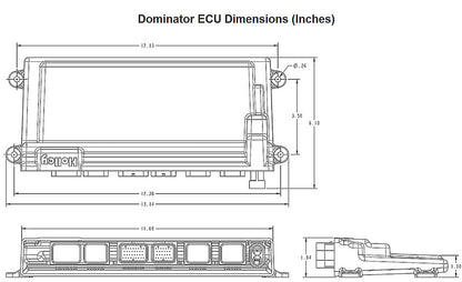 Kit d'injection électronique Dominator pour Ford - Faisceau principal Ford avec faisceau d'injecteurs EV1