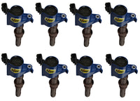 Ignition Coil - SuperCoil - 2008-2014 Ford 4.6L/5.4L/6.8L 3-valve, Blue, 8-Pack