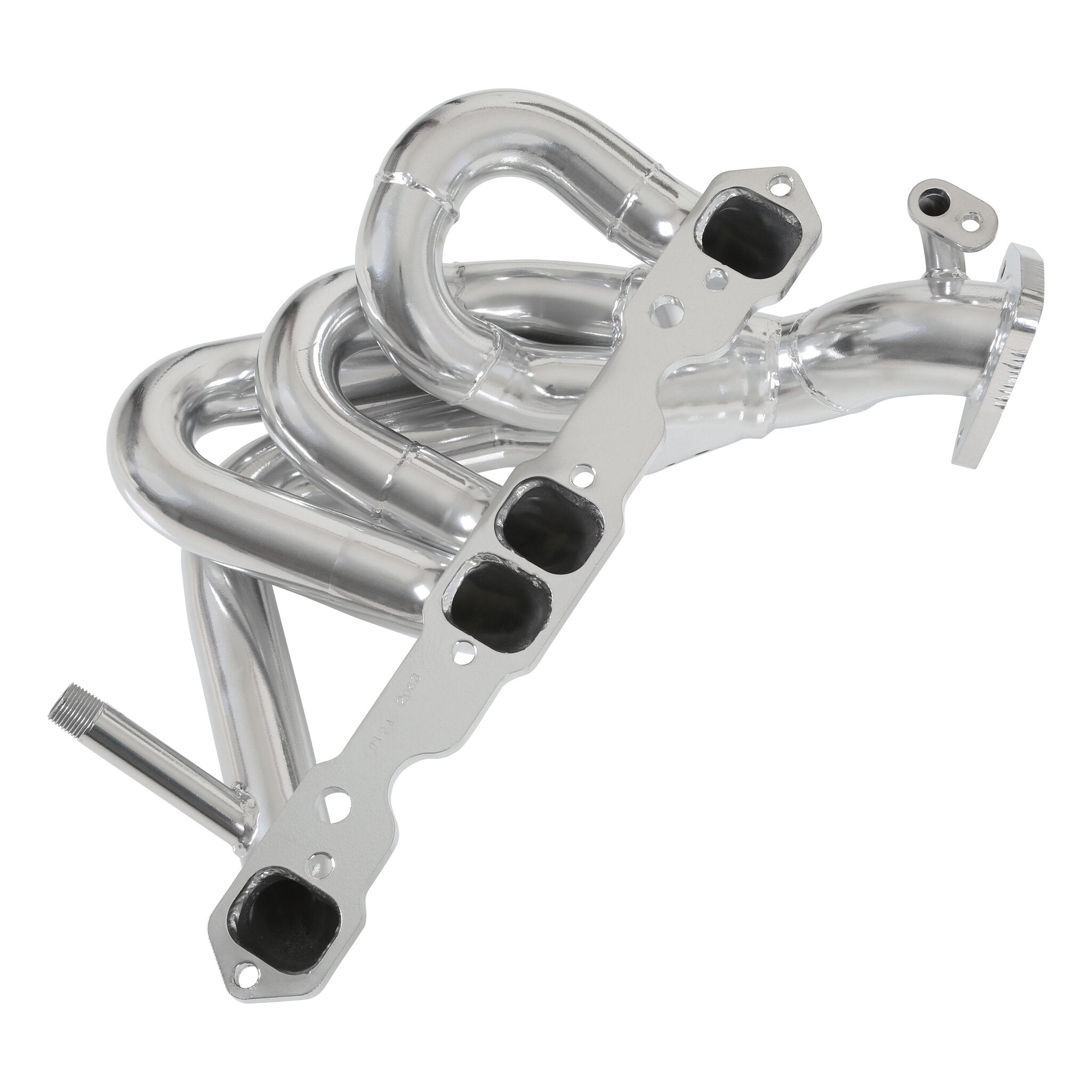 Hooker Super Competition Shorty Headers - Ceramic Coated - Photo - out of package Connector