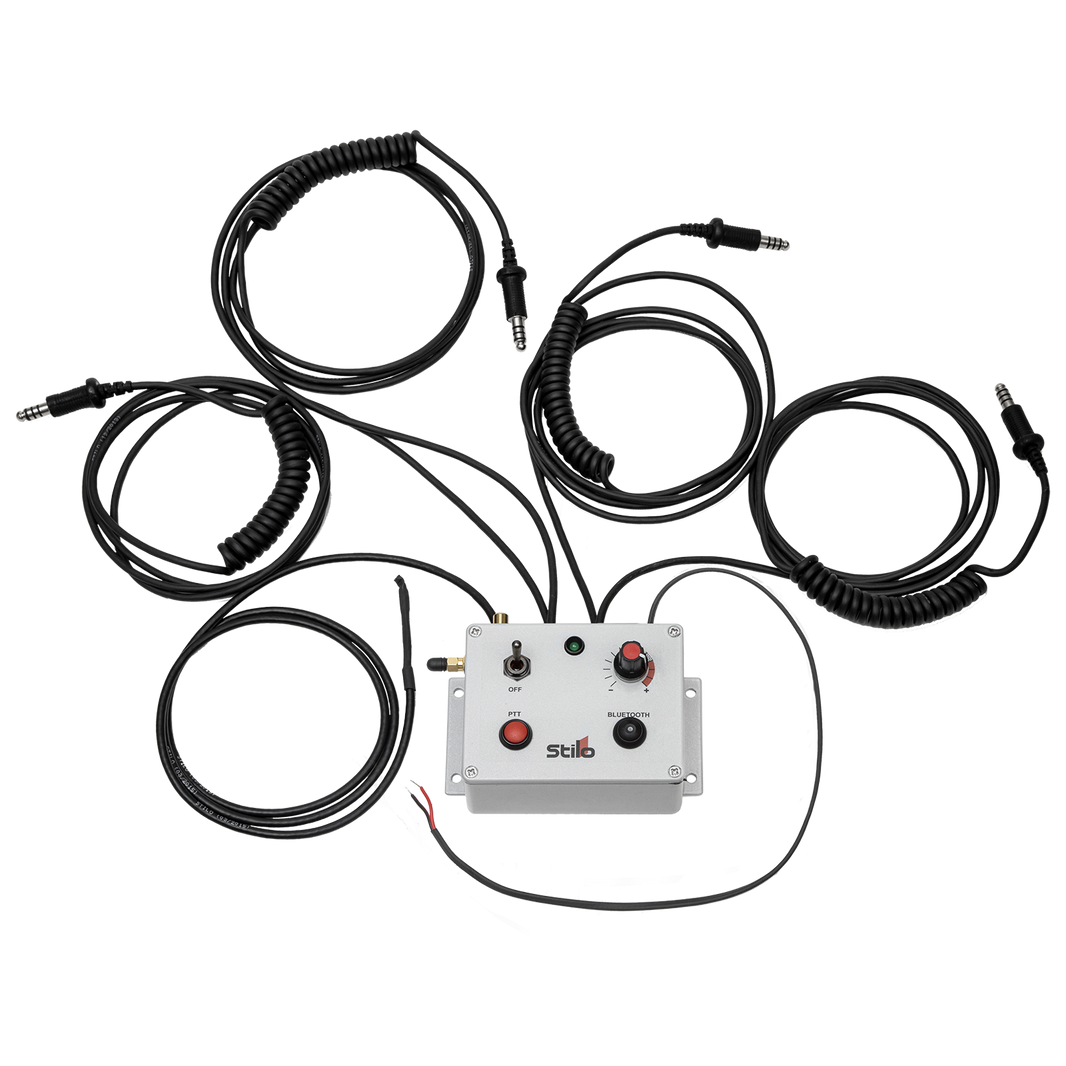 Waterproof Offshore Intercom Unit for 6 with Bluetooth