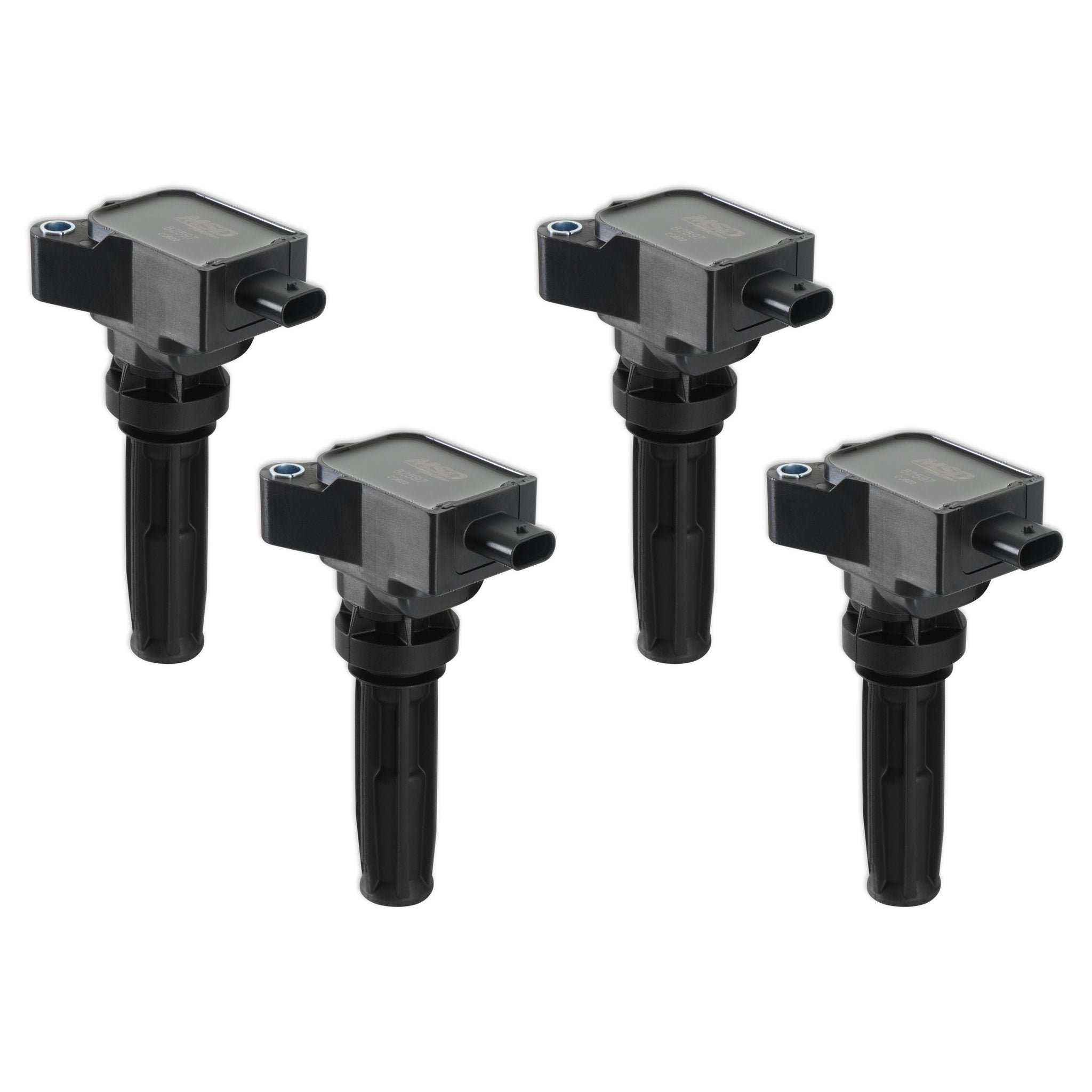COIL, BLACK, FORD ECO-BOOST 2.0L L4, SET OF 4 - Photo - out of package Angle