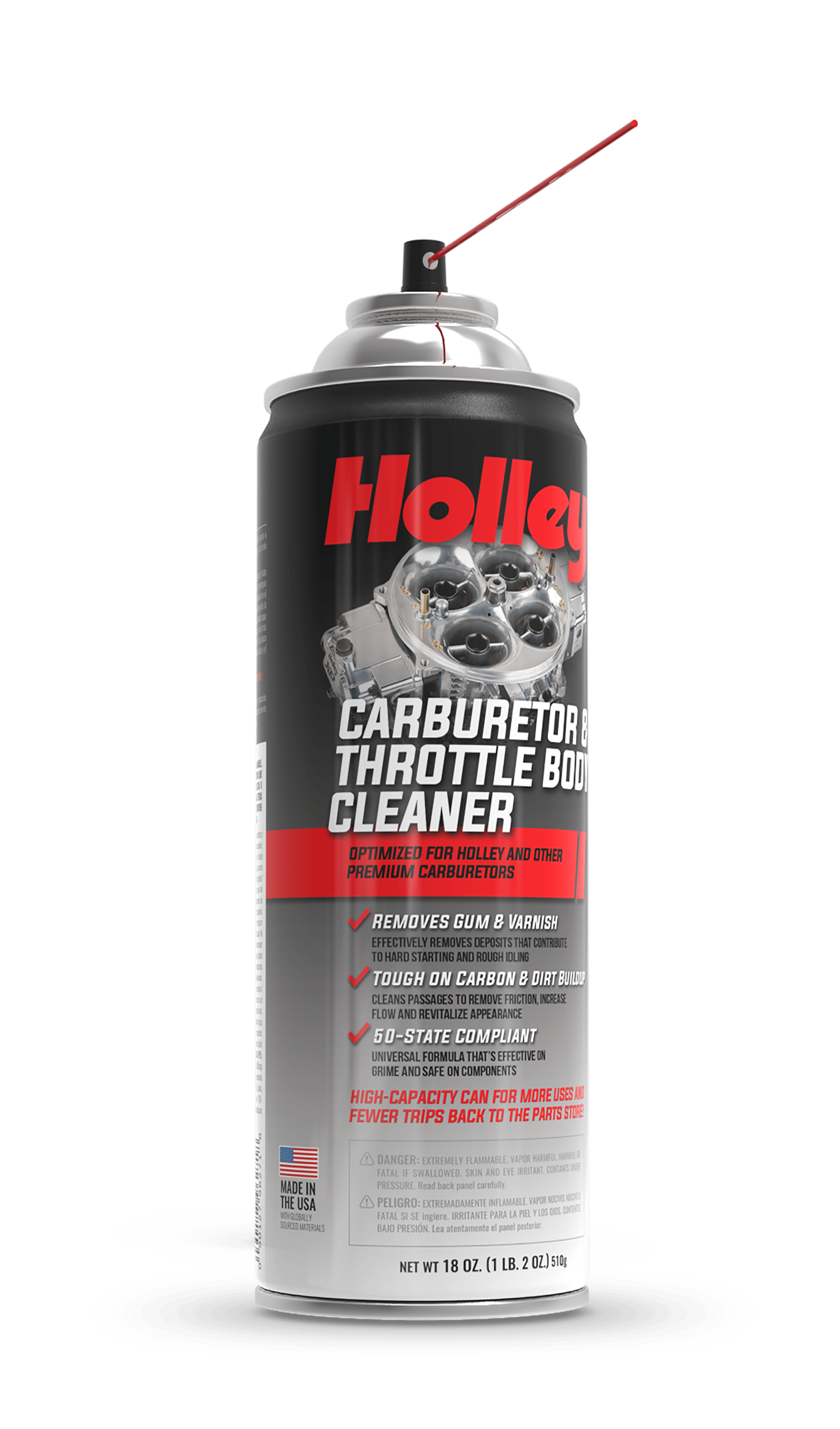 HOLLEY Carburetor & Throttle Body Cleaner Spray, 18oz Can - Photo - out of package