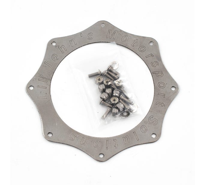 Ljms Exhaust Trim 4" Ring Unpolished W/Logo