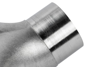 DUAL Y, MQB AWD, 3" TO 4X2.5", 304 CAST - APR Cast Stainless Steel Double Y Splitter - 76mm (3") to Quad 63.5mm (2.5")