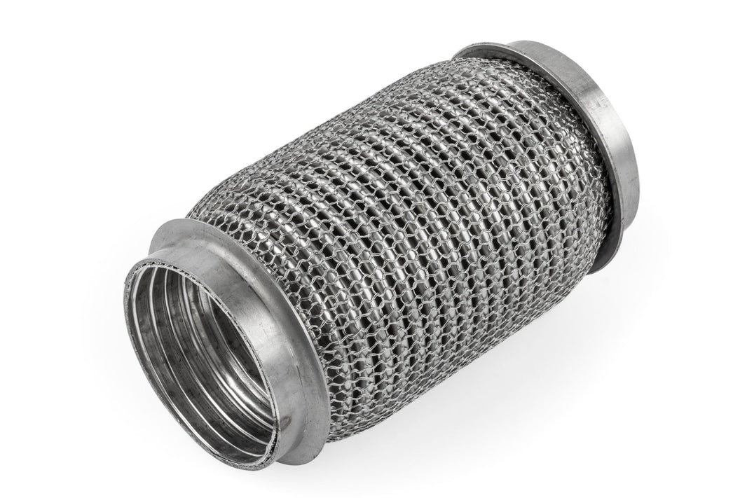 FLEX SECTION, EXHAUST, 2.5" IN/OUT X 6" - APR Premium Braided Interlocking Flex Section - 63.5mm (2.5")