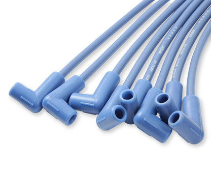 Spark Plug Wire Set- 8mm - Blue Wire with Blue 90 Deg Boots