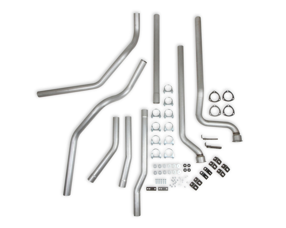 Hooker Header Back Exhaust System - Photo - out of package Front